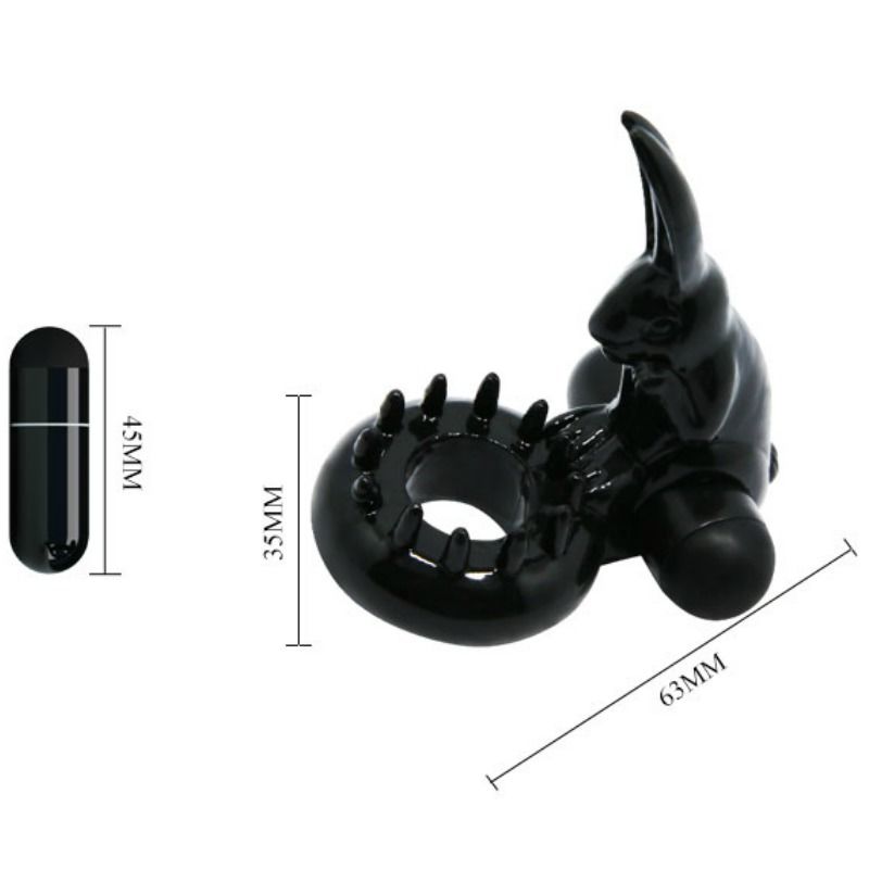 Baile For Him-Anello vibrante con coniglio per la stimolazione · Vibratori (imaginea 5)