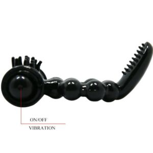 Baile For Him-Sweet Ring con Doppio Stimolatore-Silicone · Anelli & Guaine per pene (immagine 3)