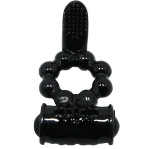 Baile For Him-Sweet Ring con Doppio Stimolatore-Silicone · Anelli & Guaine per pene (immagine 4)