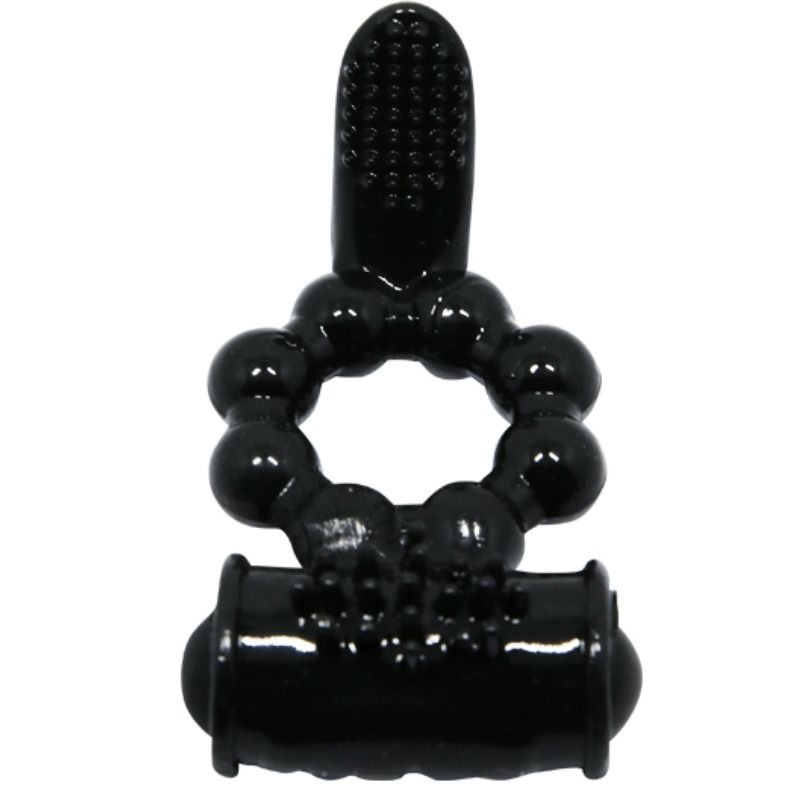 Baile For Him-Sweet Ring con Doppio Stimolatore-Silicone · Anelli & Guaine per pene (immagine 4)