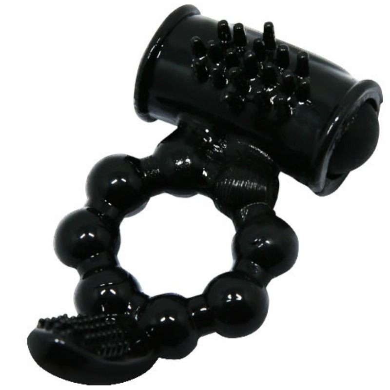 Baile For Him-Sweet Ring con Doppio Stimolatore-Silicone · Anelli & Guaine per pene (immagine 6)