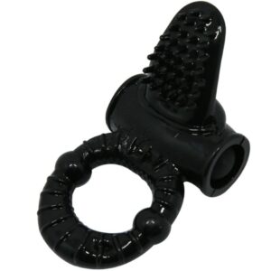 Baile For Him-Anello vibrante Sweet Ring con coniglio strutturato in silicone