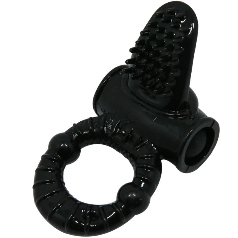 Baile For Him-Anello vibrante Sweet Ring con coniglio strutturato in silicone