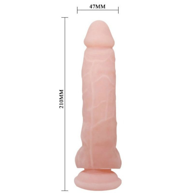 Baile Dildos-Dildo Super Realist Natural 21.5 Cm-TPR, Ventosa · Dildo & Stimolatori (imaginea 4)