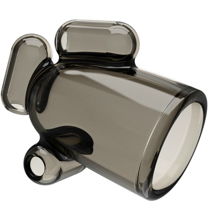 Baile For Him-Guaina Vibrante Crystal Cap I-TPR · Anelli & Guaine per pene (imaginea 4)