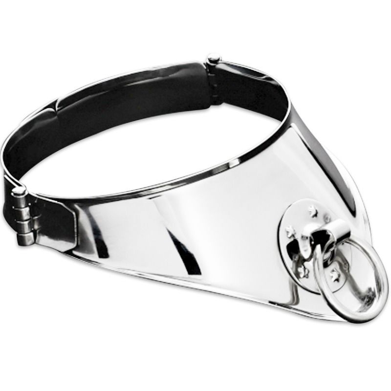 Metal Hard-Collana restringente con anello e lucchetto 12.5 Cm 1 Metal Hard-Collana restringente con anello e lucchetto 12.5 Cm · Accessori BDSM