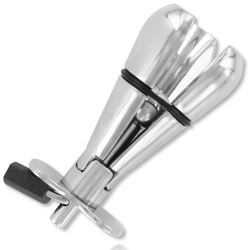 Metal Hard-Plug anale in metallo con lucchetto · Accessori BDSM (immagine 2)