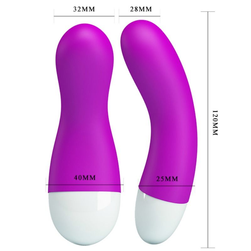 Fun Toys-Ian G-point Stimolatore-Silicone, 12 velocità, Ricaricabile — PRETTY LOVE · Vibratori (imaginea 5)