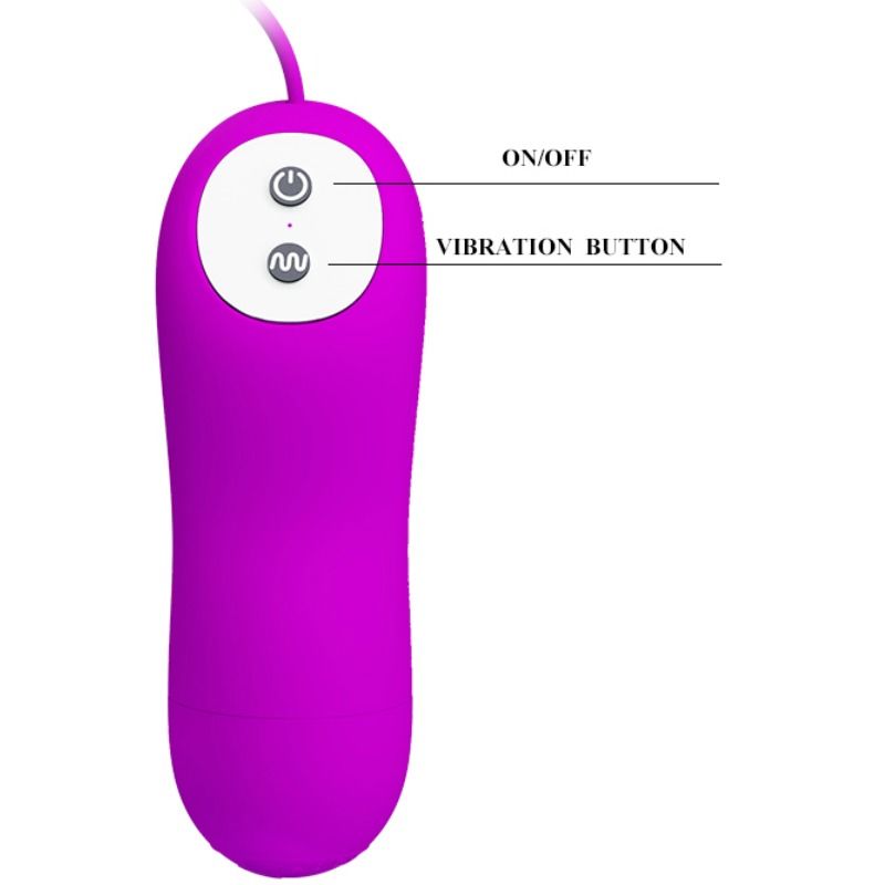 Fun Toys-Irma Uovo Vibratore Doppio Vibrante-Silicone, 12 velocità 6 Fun Toys-Irma Uovo Vibratore Doppio Vibrante-Silicone, 12 velocità — PRETTY LOVE · Giocattoli anali (imaginea 6)