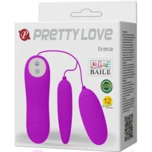 Fun Toys-Irma Uovo Vibratore Doppio Vibrante-Silicone, 12 velocità 15 Fun Toys-Irma Uovo Vibratore Doppio Vibrante-Silicone, 12 velocità — PRETTY LOVE · Giocattoli anali (imaginea 7)