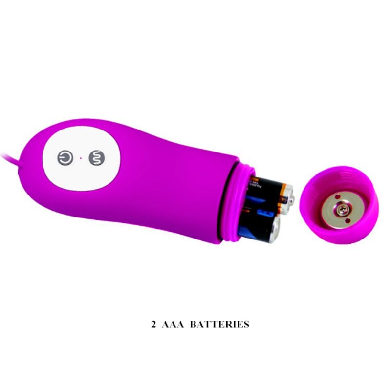 Fun Toys-Irma Uovo Vibratore Doppio Vibrante-Silicone, 12 velocità 2 Fun Toys-Irma Uovo Vibratore Doppio Vibrante-Silicone, 12 velocità — PRETTY LOVE · Giocattoli anali (imaginea 2)