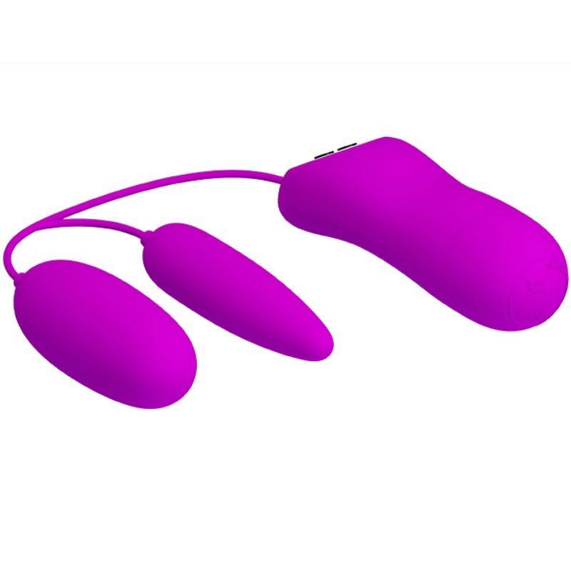 Fun Toys-Irma Uovo Vibratore Doppio Vibrante-Silicone, 12 velocità 3 Fun Toys-Irma Uovo Vibratore Doppio Vibrante-Silicone, 12 velocità — PRETTY LOVE · Giocattoli anali (imaginea 3)