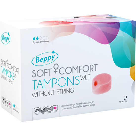 Beppy-Soft Comfort Tamponi Umidi, 2 Pezzi · Sesso orale & Corpo
