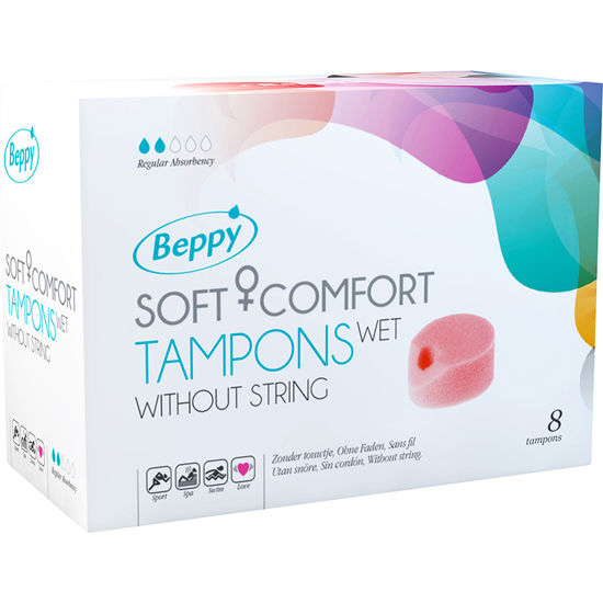 Beppy-Soft Comfort Tampoane Umede 8 Bucăți · Sex Oral & Corp