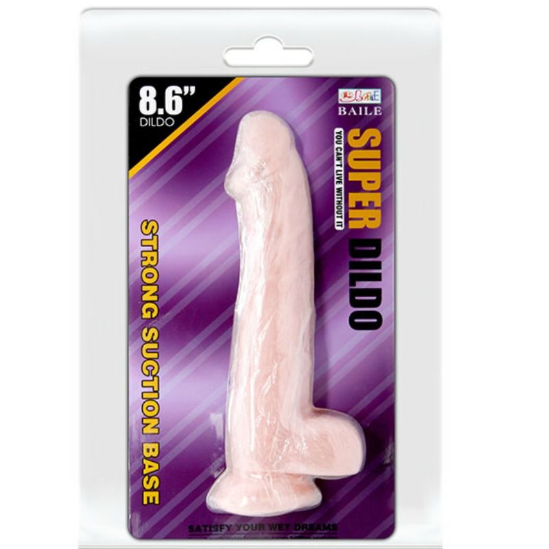 Baile Dildos-Dildo Super Realist 22 Cm-TPR, Ventosa 2 Baile Dildos-Dildo Super Realist 22 Cm-TPR, Ventosa · Dildo & Stimolatori (imaginea 2)