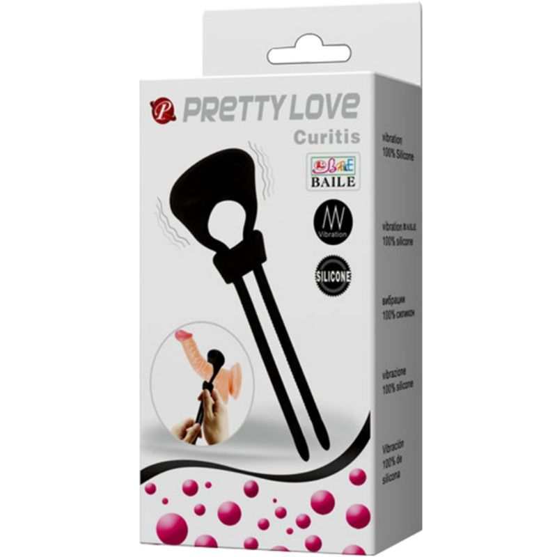 For Him-Curite Anello Vibratore Regolabile-Silicone — PRETTY LOVE · Anelli & Guaine per pene (immagine 2)