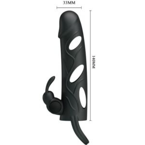 For Him-Guaina Silicone Vibrazione 14 Cm 2.0-Waterproof 15 For Him-Guaina Silicone Vibrazione 14 Cm 2.0-Waterproof — PRETTY LOVE · Anelli & Guaine per pene (imaginea 6)