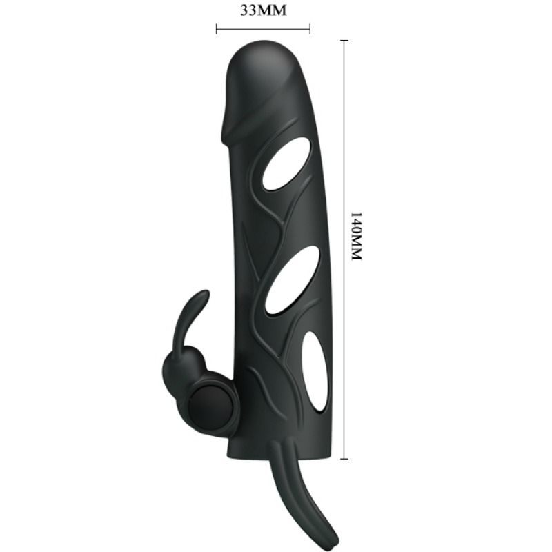 For Him-Guaina Silicone Vibrazione 14 Cm 2.0-Waterproof 6 For Him-Guaina Silicone Vibrazione 14 Cm 2.0-Waterproof — PRETTY LOVE · Anelli & Guaine per pene (imaginea 6)