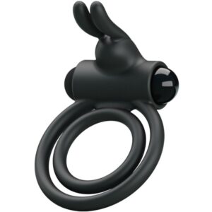 For Him-Osmond Anello Doppio Vibratore Silicone-Waterproof — PRETTY LOVE · Anelli & Guaine per pene (imaginea 3)