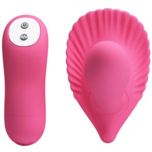 Remote Control-Conchiglia Stimolatore con Telecomando-Silicone, 12 velocità — PRETTY LOVE · Vibratori (imaginea 4)