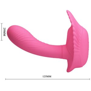 Remote Control-Conchiglia Stimolatore con Telecomando-Silicone, 12 velocità — PRETTY LOVE · Vibratori (imaginea 5)