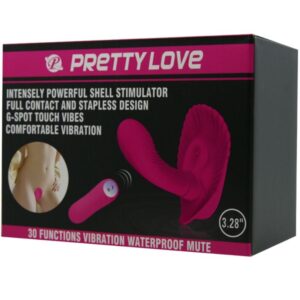 Remote Control-Conchiglia Stimolatore con Telecomando-Silicone, 12 velocità — PRETTY LOVE · Vibratori (imaginea 8)