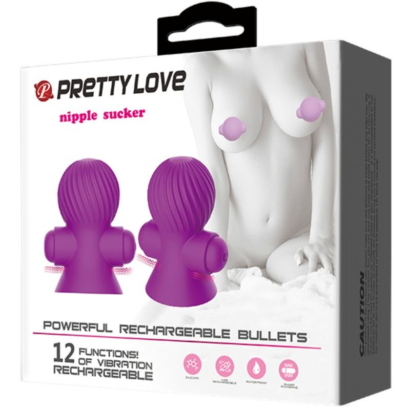 Fun Toys-Stimolatori per capezzoli 12M Vibrazione — PRETTY LOVE · Vibratori (imaginea 5)