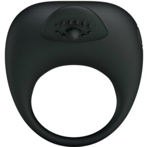 For Him-Anello vibrante con lingua-silicone, silenzioso — PRETTY LOVE · Anelli & Guaine per pene (imaginea 3)