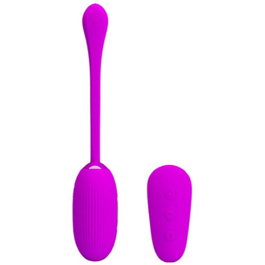 Remote Control-Shock Fun Uovo Vibrante con Elettroshock-Silicone, 7