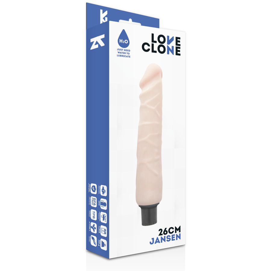 Loveclone-Jansen Vibratore con Autolubrificazione 26 Cm - Ø 4.2 Cm-TPR 4 Loveclone-Jansen Vibratore con Autolubrificazione 26 Cm - Ø 4.2 Cm-TPR · Vibratori (imaginea 4)