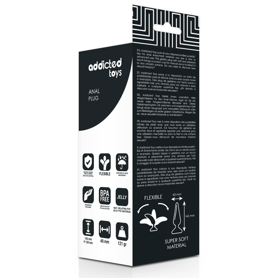 Addicted Toys-Plug anale 14.5 Cm Nero-TPR 2 Addicted Toys-Plug anale 14.5 Cm Nero-TPR · Accessori BDSM (imaginea 2)