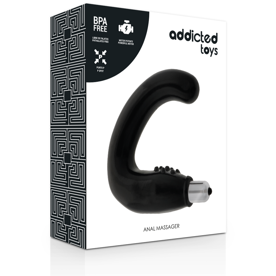 Addicted Toys-Stimolatore anale per la prostata Nero-TPR 2 Addicted Toys-Stimolatore anale per la prostata Nero-TPR · Giocattoli anali (imaginea 2)