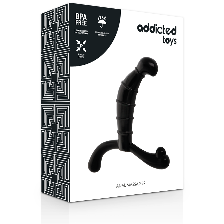 Addicted Toys-Massaggiatore anale per la prostata Nero-TPR 3 Addicted Toys-Massaggiatore anale per la prostata Nero-TPR · Giocattoli anali (imaginea 3)