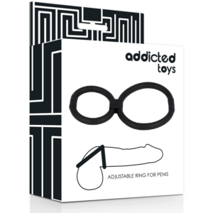 Addicted Toys-Anelli Regolabili per Penis-Silicone · Anelli & Guaine per pene (imaginea 3)
