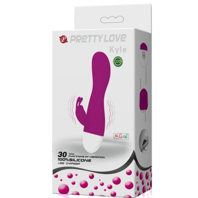 High Tech-Smart Kyle Vibratore 30 modalità-Silicone, 12 velocità — PRETTY LOVE · Vibratori (immagine 5)