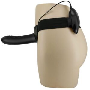 Harness Collection-Myron Strap-on con Vibrazione e Dildo Gol-Silicone — PRETTY LOVE · Anelli & Guaine per pene (imaginea 3)
