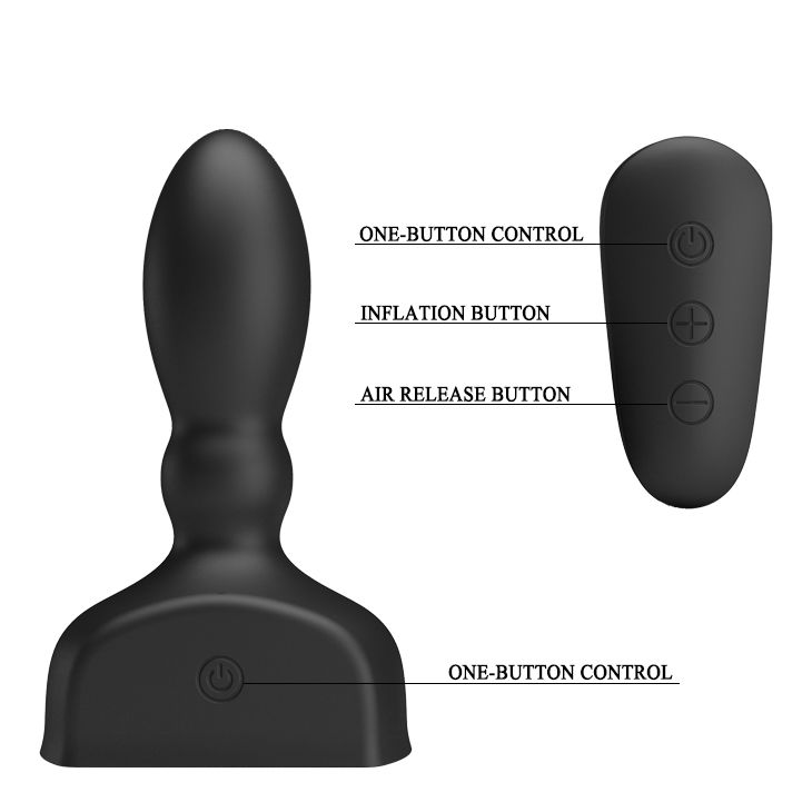 Anal Toys-Marriel Vibratore Prostatico Gonfiabile-12 velocità 6 Anal Toys-Marriel Vibratore Prostatico Gonfiabile-12 velocità — PRETTY LOVE · Giocattoli anali (immagine 6)