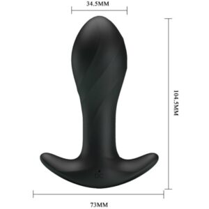 Pretty Love-Vibratore anale in silicone, 12 velocità, ricaricabile · Giocattoli anali (immagine 8)