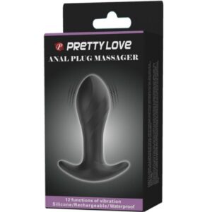 Pretty Love-Vibratore anale in silicone, 12 velocità, ricaricabile · Giocattoli anali (immagine 4)