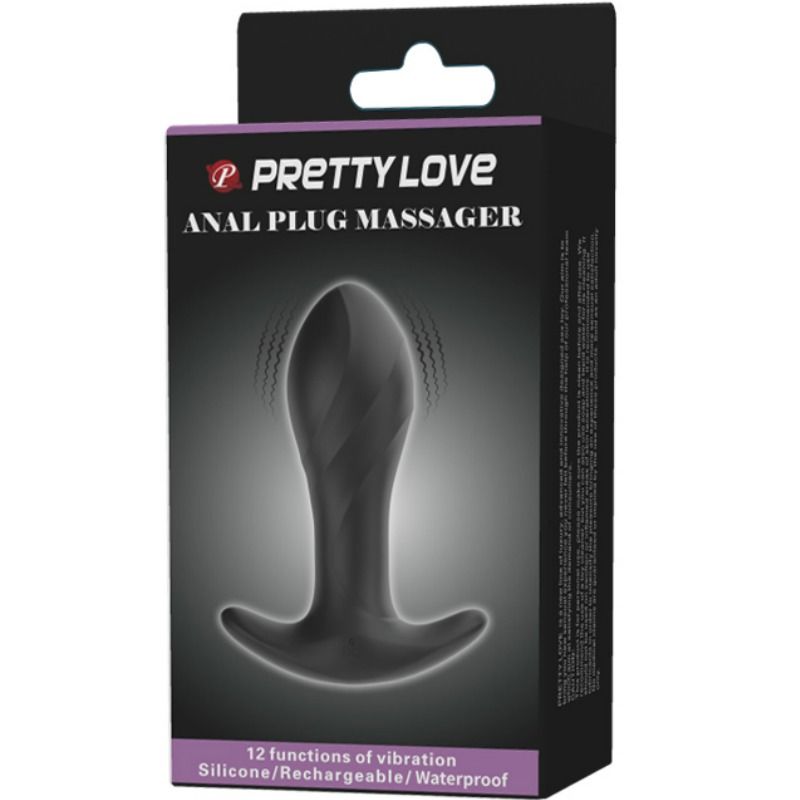 Pretty Love-Vibratore anale in silicone, 12 velocità, ricaricabile · Giocattoli anali (immagine 4)