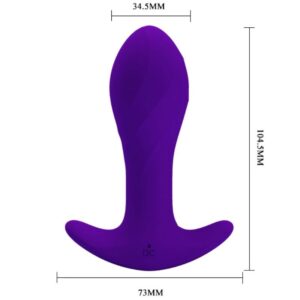 Pretty Love-Vibratore anale in silicone, 12 velocità, ricaricabile · Giocattoli anali (immagine 14)
