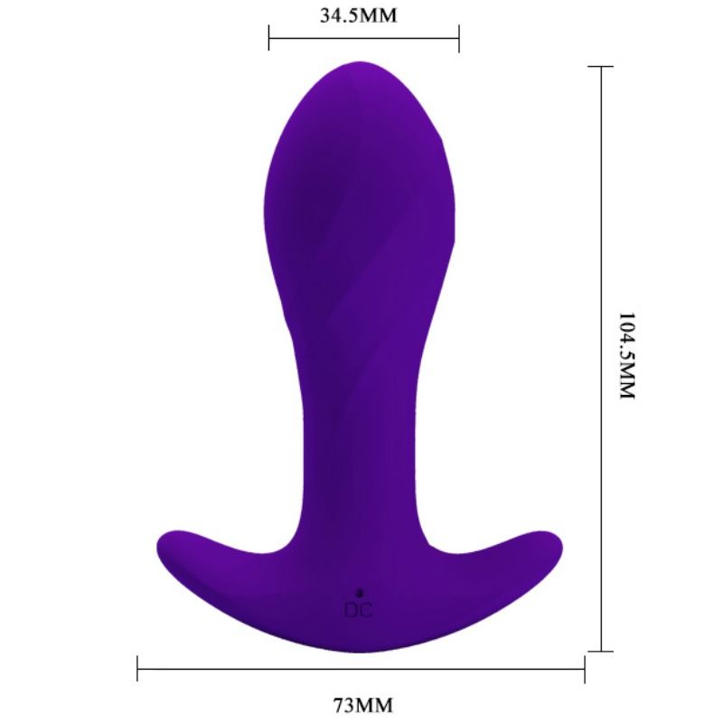 Pretty Love-Vibratore anale in silicone, 12 velocità, ricaricabile · Giocattoli anali (immagine 14)