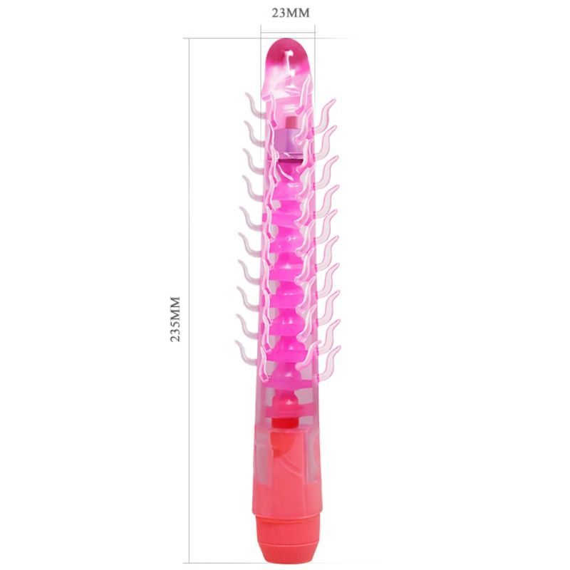 Baile-Flexi Vibe Sensuale Spine Dildo Vibratore Bendabile Lilla 23.5 cm · Vibratori (imaginea 4)