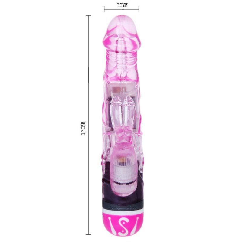 Baile Vibrators-Vibratore Multispeed con Coniglio Lilla-TPR, 10 · Vibratori (immagine 4)