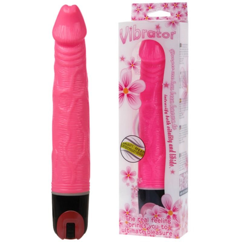 Baile-Vibratore Multispeed 21.5 Cm Rosa-TPR · Vibratori (immagine 4)