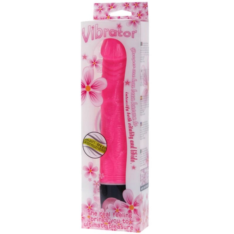 Baile-Vibratore Multispeed 21.5 Cm Rosa-TPR · Vibratori (immagine 2)