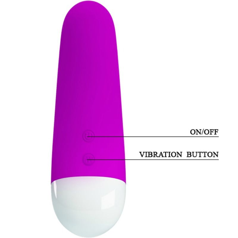 Fun Toys-Luther Mini Vibratore 30 modalità di Vibrazione-Silicone, 12 — PRETTY LOVE · Vibratori (imaginea 4)