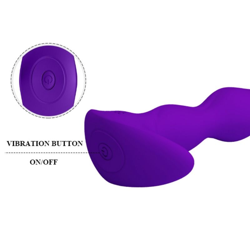 Anal Toys-Massaggiatore anale 12 modalità di vibrazione Lilla-12 velocità 4 Anal Toys-Massaggiatore anale 12 modalità di vibrazione Lilla-12 velocità — PRETTY LOVE · Giocattoli anali (imaginea 4)