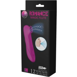Romance-Magic Flute Stimolatore by Sucker-Silicone, 12 velocità · Vibratori (imaginea 2)