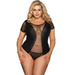 Subblime Queen Plus Size-Queen Plus Teddy Fetish con Maniche Corte · Accessori BDSM